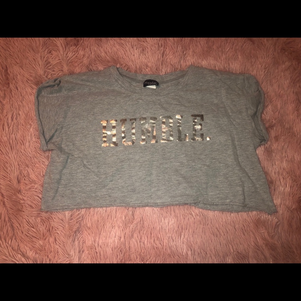 Graphic crop top